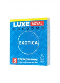 Текстурированные презервативы LUXE Royal Exotica - 3 шт. - Luxe - купить с доставкой в Коломне