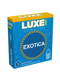 Текстурированные презервативы LUXE Royal Exotica - 3 шт. - Luxe - купить с доставкой в Коломне