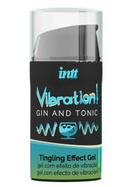 Жидкий интимный гель с эффектом вибрации Vibration! Gin   Tonic - 15 мл. - INTT - купить с доставкой в Коломне