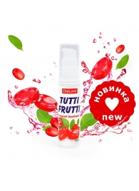 Гель-смазка Tutti-frutti со вкусом барбариса - 30 гр. - Биоритм - купить с доставкой в Коломне