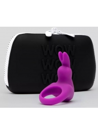 Фиолетовое эрекционное виброкольцо Happy Rabbit Cock Ring Kit - Happy Rabbit - в Коломне купить с доставкой