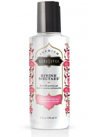 Гель-лубрикант на водной основе Divine Nectars Strawberry Dream с ароматом клубники - 150 мл. - Kama Sutra - купить с доставкой в Коломне