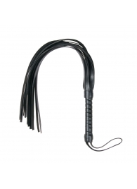 Черный флоггер Flogger Whip - 46 см. - Easy toys - купить с доставкой в Коломне