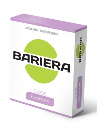 Классические презервативы Bariera Classic - 3 шт. - Bariera - купить с доставкой в Коломне