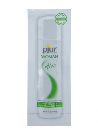 Лубрикант на водной основе pjur WOMAN Aloe - 2 мл. - Pjur - купить с доставкой в Коломне