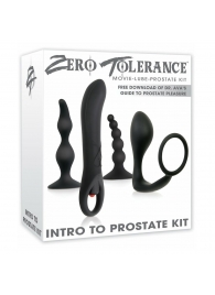 Набор стимуляторов простаты Intro To Prostate Kit - Zero Tolerance - в Коломне купить с доставкой