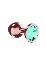 Пробка цвета розового золота с малиновым кристаллом Diamond Topaz Shine L - 8,3 см. - Lola Games - купить с доставкой в Коломне