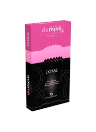 Презервативы с точками и рёбрышками DOMINO Classic Extase - 6 шт. - Domino - купить с доставкой в Коломне