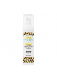 Разогревающее массажное масло с ароматом пина колада Gourmet Pina Colada - 50 мл. - Exsens - купить с доставкой в Коломне