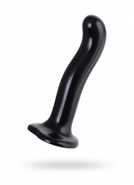 Черный стимулятор для пар P G-Spot Dildo Size M - 18 см. - Strap-on-me - в Коломне купить с доставкой