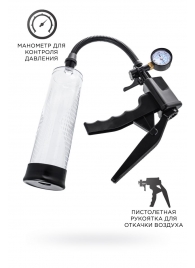 Прозрачная механическая помпа для пениса Viggo - Sexus - в Коломне купить с доставкой