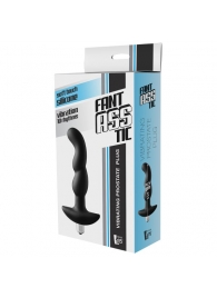 Черная вибропробка для простаты FantASStic Vibrating Prostate Plug - 14,5 см. - Dream Toys - в Коломне купить с доставкой