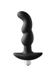 Черная вибропробка для простаты FantASStic Vibrating Prostate Plug - 14,5 см. - Dream Toys - в Коломне купить с доставкой