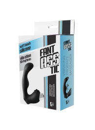 Черный вибромассажер простаты FantASStic Vibrating Prostate Massager - 11,3 см. - Dream Toys - в Коломне купить с доставкой