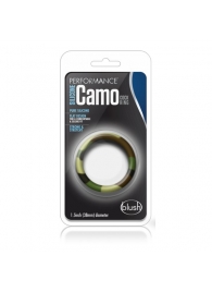 Эрекционное кольцо камуфляжной расцветки Silicone Camo Cock Ring - Blush Novelties - в Коломне купить с доставкой