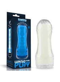 Светящийся в темноте мастурбатор Lumino Play Masturbator Ribbed - Lovetoy - в Коломне купить с доставкой