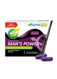 Возбуждающее средство для мужчин Mans Power plus - 10 капсул (0,35 гр.) +1 в подарок - SuperCaps - купить с доставкой в Коломне