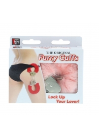 Металлические наручники с розовой меховой опушкой METAL HANDCUFF WITH PLUSH PINK - Dream Toys - купить с доставкой в Коломне