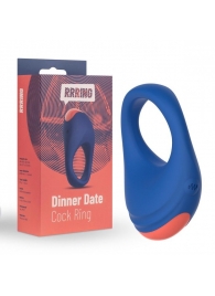 Синее эрекционное кольцо RRRING Dinner Date Cock Ring - FeelzToys - в Коломне купить с доставкой