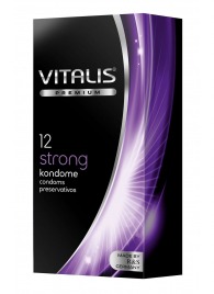 Презервативы с утолщённой стенкой VITALIS PREMIUM strong - 12 шт. - Vitalis - купить с доставкой в Коломне