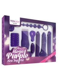 Эротический набор Toy Joy Mega Purple - Toy Joy - купить с доставкой в Коломне