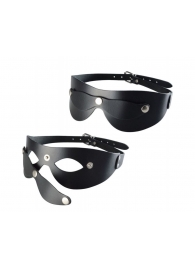 Черная кожаная маска  Новичок - Sitabella - купить с доставкой в Коломне