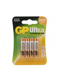 Батарейки алкалиновые GP Ultra Alkaline 24А AАA/LR03 - 4 шт. - Элементы питания - купить с доставкой в Коломне