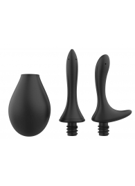 Черный анальный душ Nexus Anal Douche Set с 2 сменными насадками - Nexus Range - купить с доставкой в Коломне