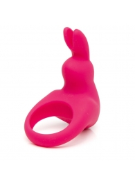 Розовое эрекционное виброкольцо Happy Rabbit Rechargeable Rabbit Cock Ring - Happy Rabbit - в Коломне купить с доставкой