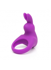 Фиолетовое эрекционное виброкольцо Happy Rabbit Rechargeable Rabbit Cock Ring - Happy Rabbit - в Коломне купить с доставкой