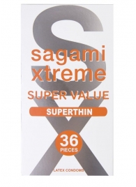 Ультратонкие презервативы Sagami Xtreme Superthin - 36 шт. - Sagami - купить с доставкой в Коломне