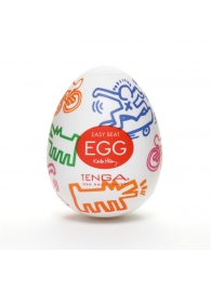 Мастурбатор-яйцо Keith Haring EGG STREET - Tenga - в Коломне купить с доставкой