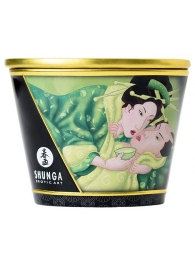 Массажная свеча Exotic Green Tea с ароматом зелёного чая - 170 мл. - Shunga - купить с доставкой в Коломне