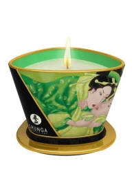 Массажная свеча Exotic Green Tea с ароматом зелёного чая - 170 мл. - Shunga - купить с доставкой в Коломне