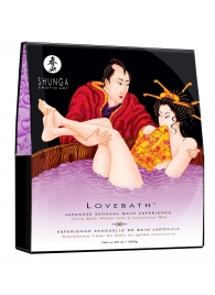 Соль для ванны Lovebath Sensual lotus, превращающая воду в гель - 650 гр. - Shunga - купить с доставкой в Коломне