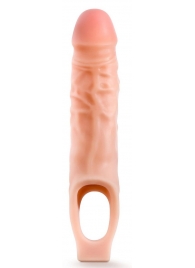 Телесная насадка на пенис 9 Inch Cock Sheath Extender - 22,2 см. - Blush Novelties - в Коломне купить с доставкой