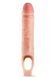 Телесная насадка на пенис 10 Inch Cock Sheath Extender - 25 см. - Blush Novelties - в Коломне купить с доставкой