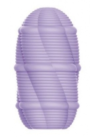 Сиреневый мастурбатор-яйцо Smooth Stripes - Baile - в Коломне купить с доставкой