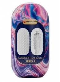 Мастурбатор в форме яйца Coquettish Balls - Baile - в Коломне купить с доставкой