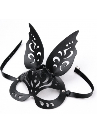 Черная ажурная маска  Зайка  с ушками - Crazy Handmade - купить с доставкой в Коломне