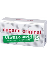 Ультратонкие презервативы Sagami Original 0.02 - 10 шт. - Sagami - купить с доставкой в Коломне