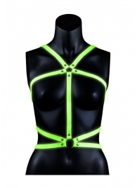 Портупея Body Harness с неоновым эффектом - размер L-XL - Shots Media BV - купить с доставкой в Коломне