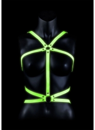 Портупея Body Harness с неоновым эффектом - размер L-XL - Shots Media BV - купить с доставкой в Коломне