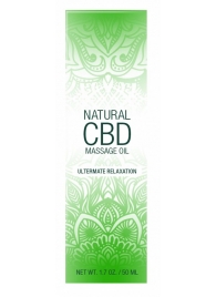 Массажное масло Natural CBD Massage Oil - 50 мл. - Shots Media BV - купить с доставкой в Коломне