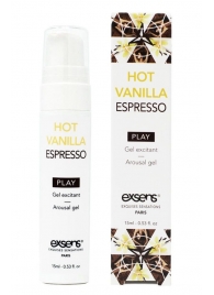 Возбуждающий гель Hot Vanilla Espresso Arousal Gel - 15 мл. - Exsens - купить с доставкой в Коломне