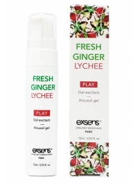 Возбуждающий гель Fresh Ginger Lychee Arousal Gel - 15 мл. - Exsens - купить с доставкой в Коломне