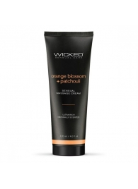 Массажный легкий крем WICKED Orange Blossom plus Patchouli - 120 мл. - Wicked - купить с доставкой в Коломне