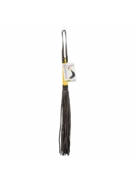 Черная плеть с желтой рукоятью Boundless Flogger - 69,25 см. - California Exotic Novelties - купить с доставкой в Коломне