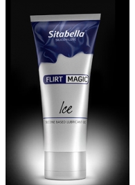 Силиконовая гель-смазка FLIRT MAGIC Ice с лёгким пролонгирующим эффектом - 75 мл. - Sitabella - купить с доставкой в Коломне