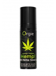 Возбуждающий интимный гель для пар ORGIE Hemp Intense Orgasm - 15 мл. - ORGIE - купить с доставкой в Коломне